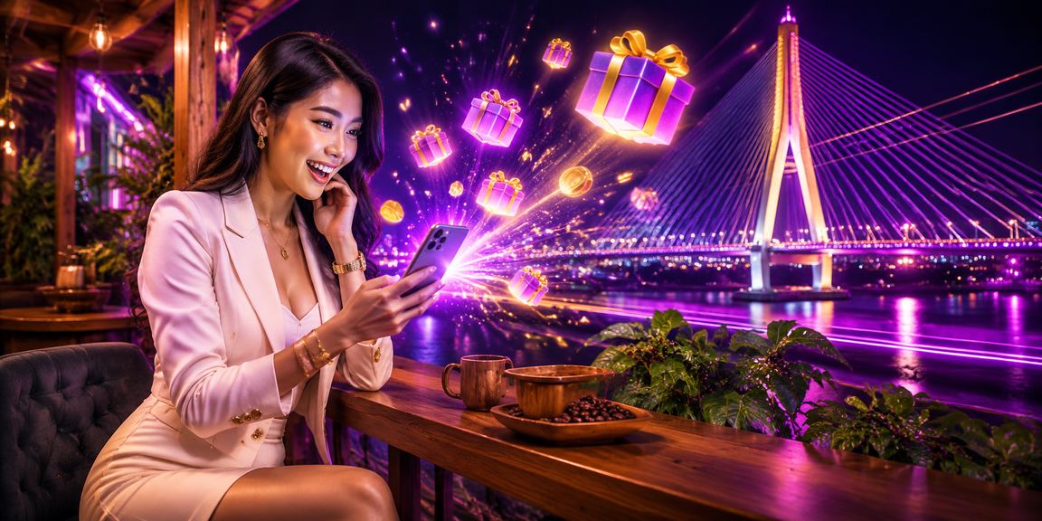 Người chơi tại Cần Thơ nạp tiền và nhận bonus khi uống cà phê